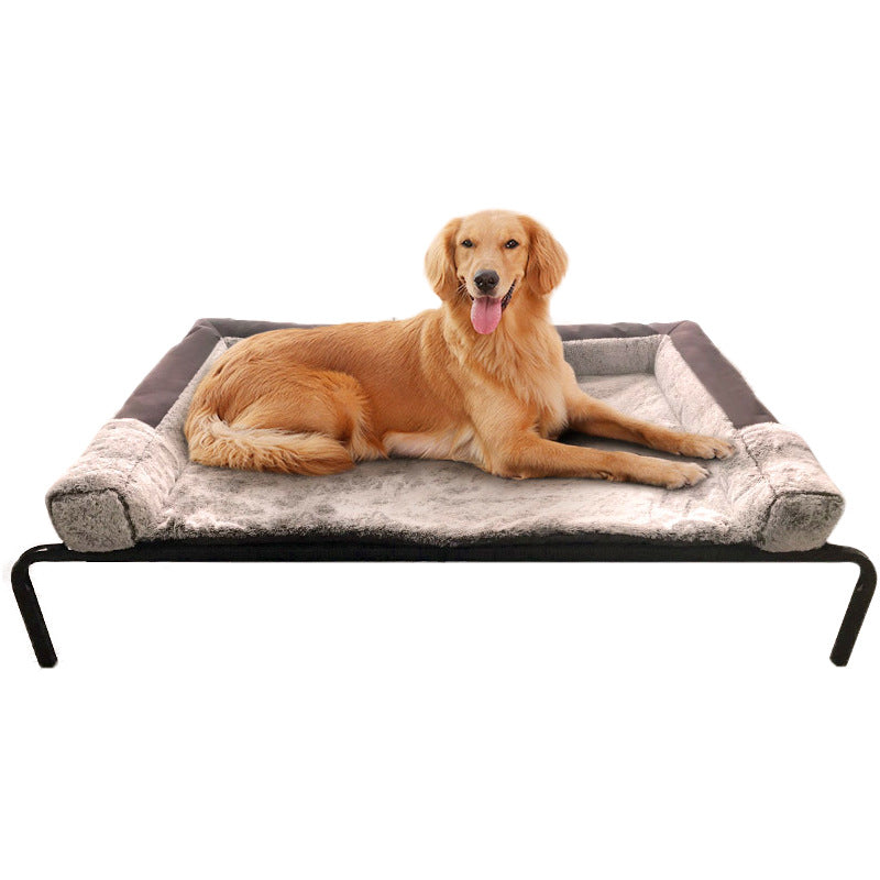 Pet Bed with Removable Washable Steel Frame for Dogs