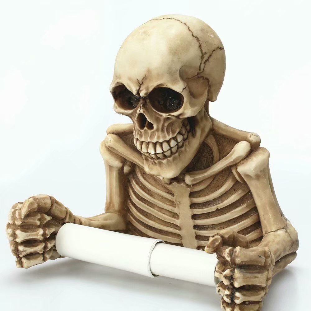Creative Skull Tissue Holder - Vintage Home Decor
