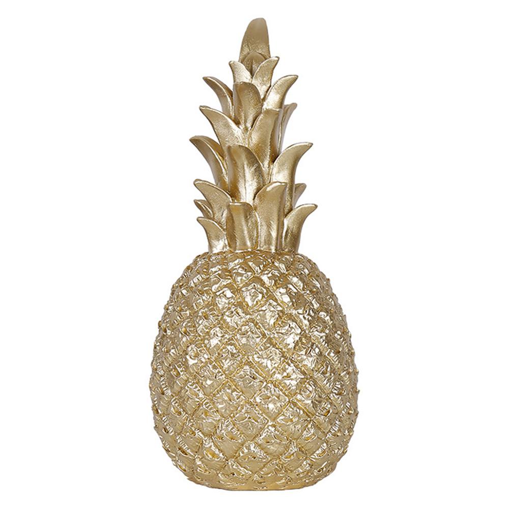 Gold Pineapple Resin Window Display Decor
