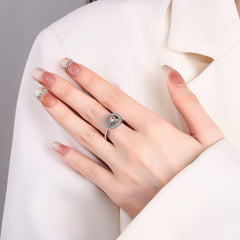 Rotatable Geometric Ring Accessories in Fashion Design