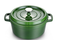 Handmade Cast Iron Pot, Dutch Oven, Soup Pot, Enamel Cookware